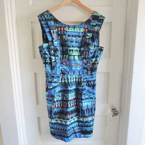 Anthro Plenty by Tracy Reese Vanessa Print Sheath Dress 8